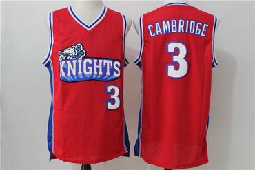 Los Angeles 3 Calvin Cambridge Red Stitched Movie Jersey - Zenithce