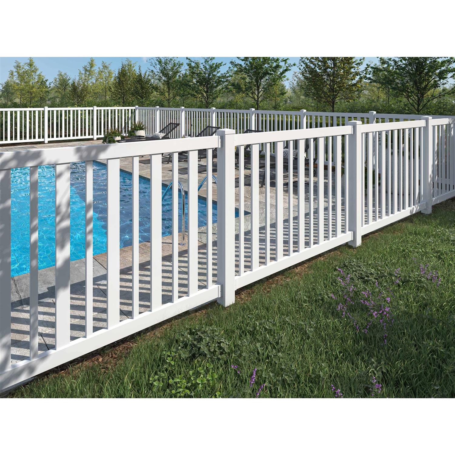 Wam Bam Fence No-Dig Permanent Finishing Post with No-Dig Steel Pipe Anchor kit - Zenithce