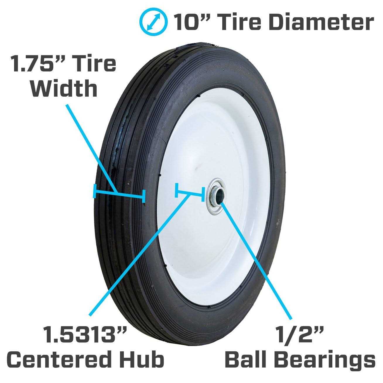 Marastar 00126 Flat-Free PUR Foam Wheel - Zenithce