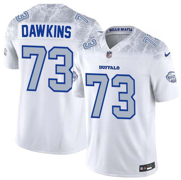 Buffalo Bills #73 Dion Dawkins White 2025 F.U.S.E. “Rivalries” Vapor Limited Football Stitched Jersey - Zenithce