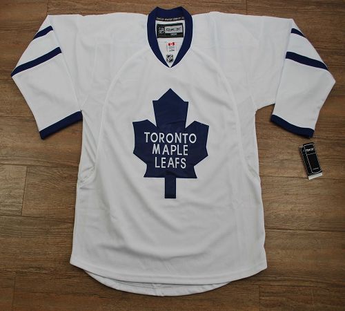 Maple Leafs Blank Stitched White Jersey - Zenithce