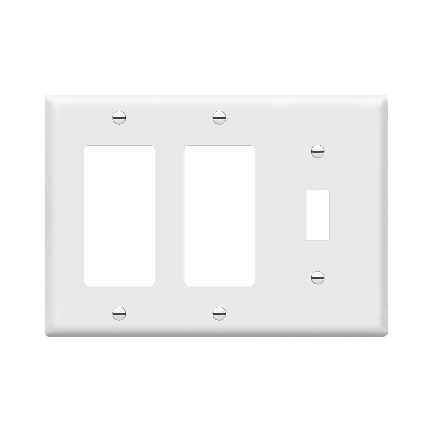 Enerlites 3 Speed Ceiling Fan Control and LED Dimmer Light Switch - Zenithce