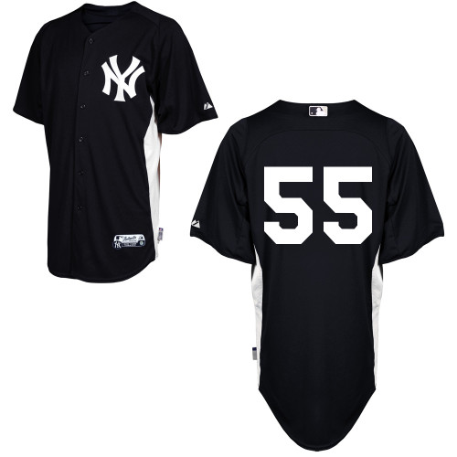 Yankees #55 Russell Martin Black Stitched Jersey - Zenithce