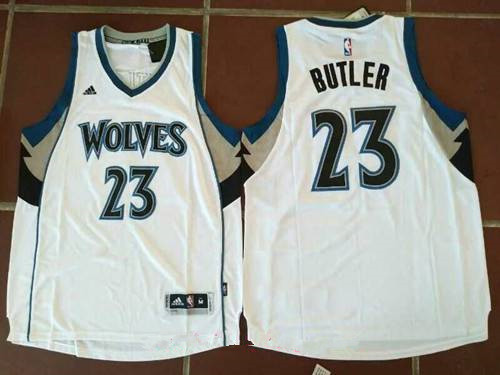 Minnesota Timberwolves #23 Jimmy Butler White Stitched adidas Revolution 30 Swingman Jersey - Zenithce