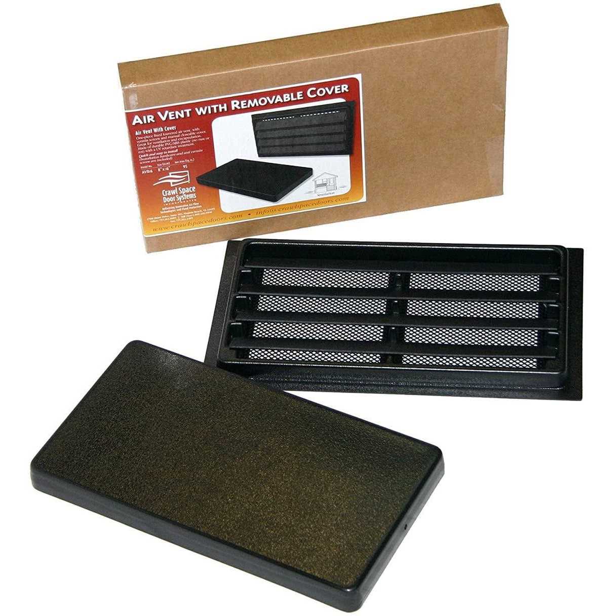Manual Crawl Space Vent with Removable Cover and Vermin Screen - Zenithce