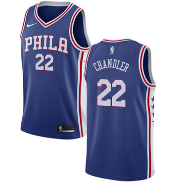 Philadelphia 76ers #22 Wilson Chandler Swingman Blue Icon Edition Jersey - Zenithce
