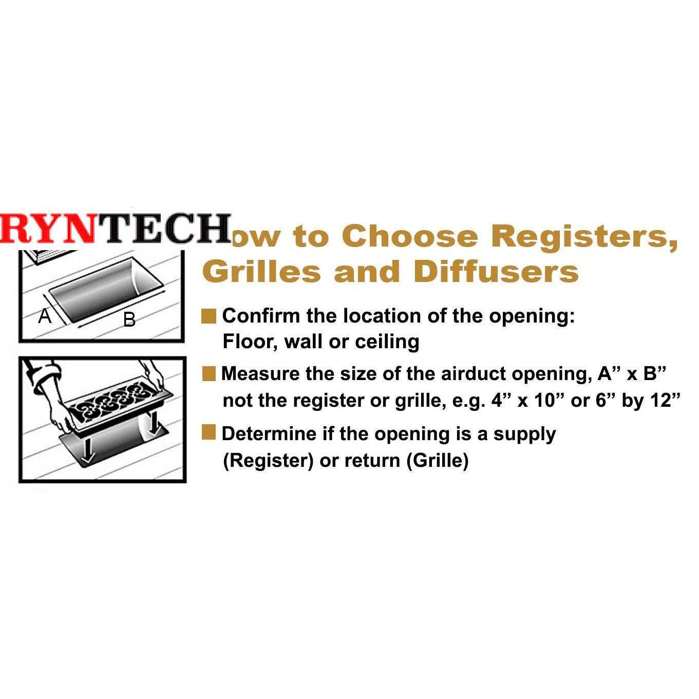 Decor Grates ST410 4×10 Floor Register - Zenithce