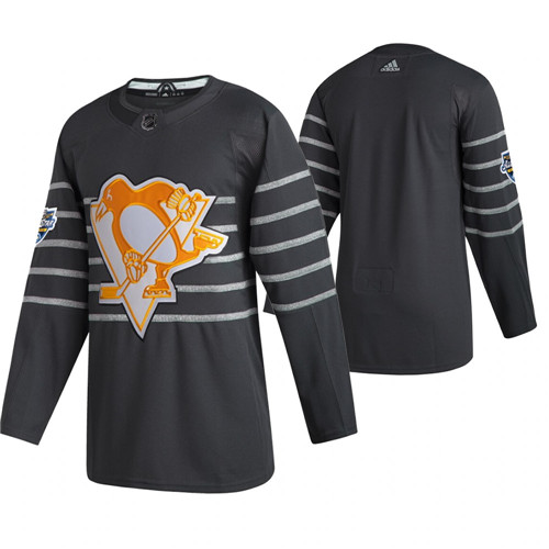 Pittsburgh Penguins Blank Grey All Star Stitched Jersey - Zenithce