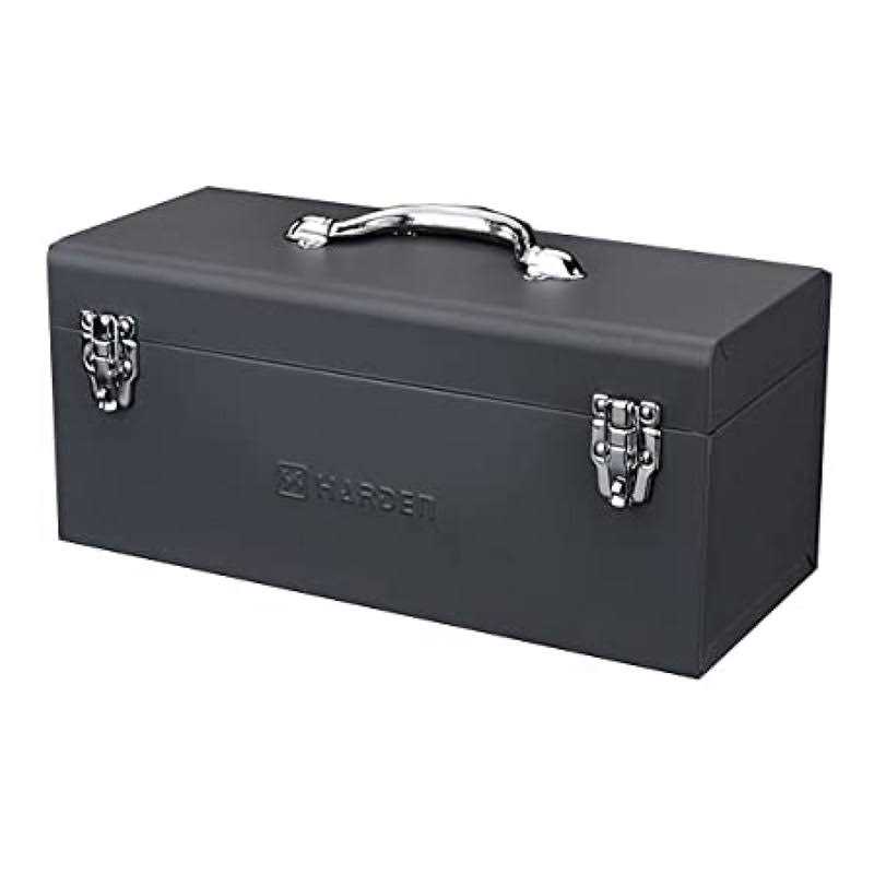Edward Tools Metal ToolBox Heavy Duty Portable Tool Box with Organizer 19 - Zenithce