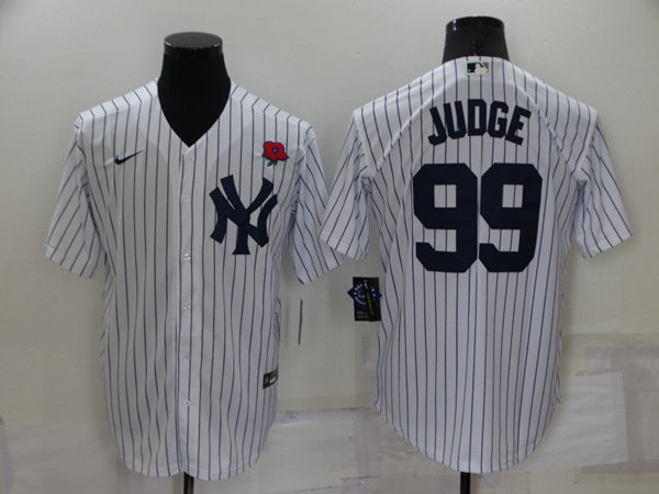 New York Yankees #99 Aaron Judge White Cool Base Stitched Baseball Jersey - Zenithce