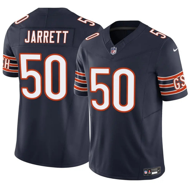 Chicago Bears #50 Grady Jarrett Navy 2025 F.U.S.E. Vapor Untouchable Limited Stitched Jersey - Zenithce
