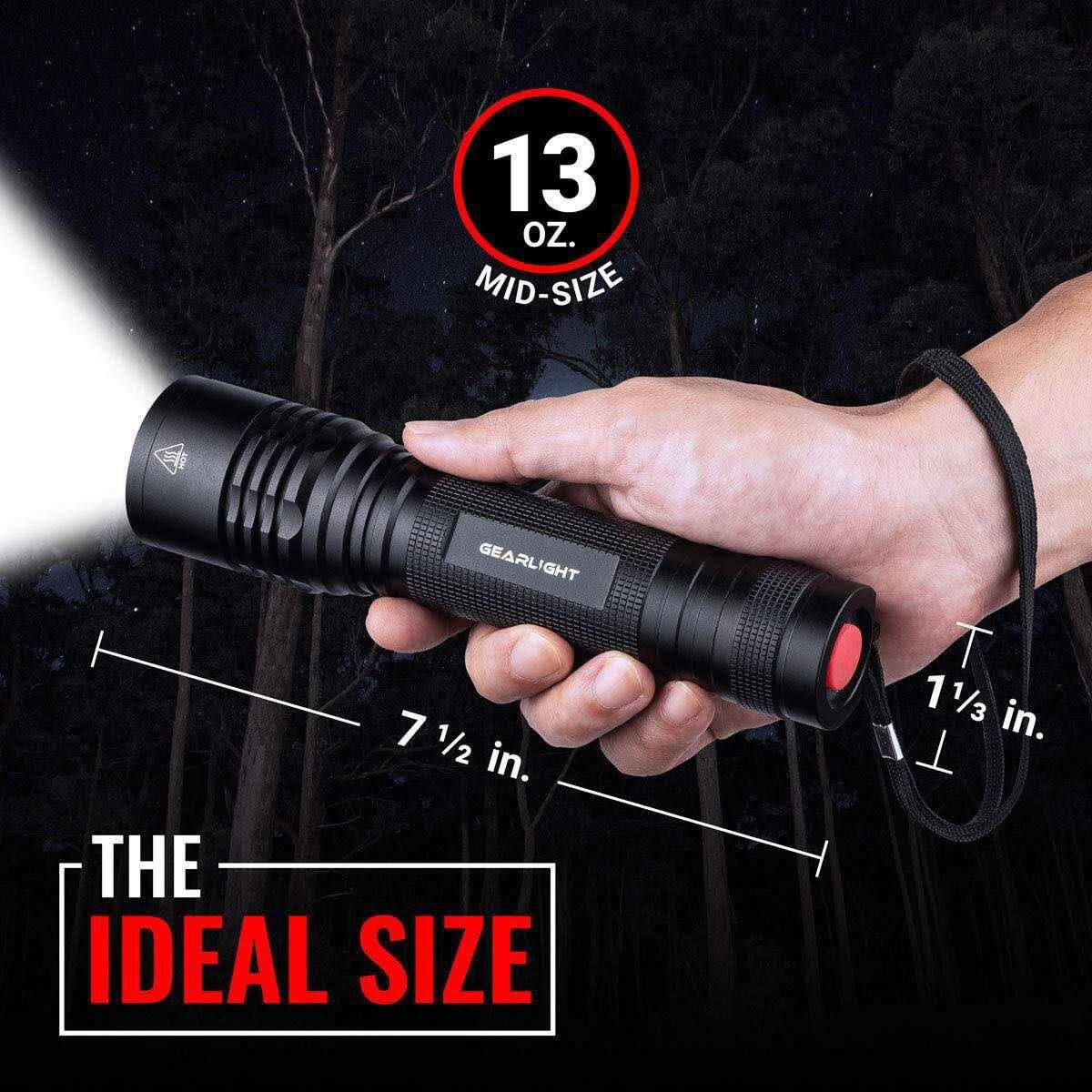 GearLight LED Flashlights High Lumens Camping S1000 - Zenithce