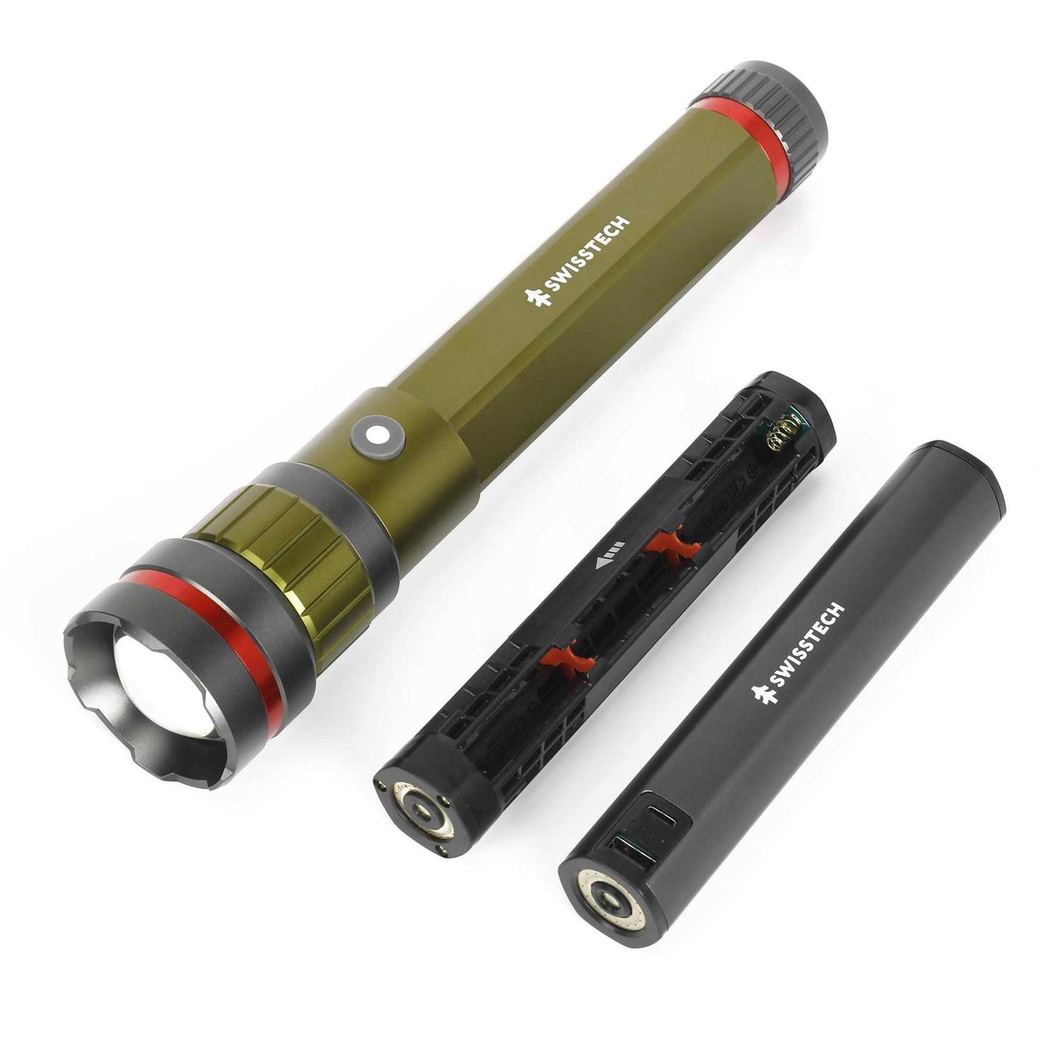 Swiss Safe 5-in-1 Fire Starter with Compass, Paracord and Whistle - Zenithce