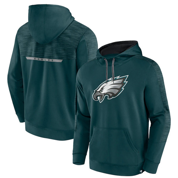 Philadelphia Eagles Green Defender Evo Pullover Hoodie - Zenithce