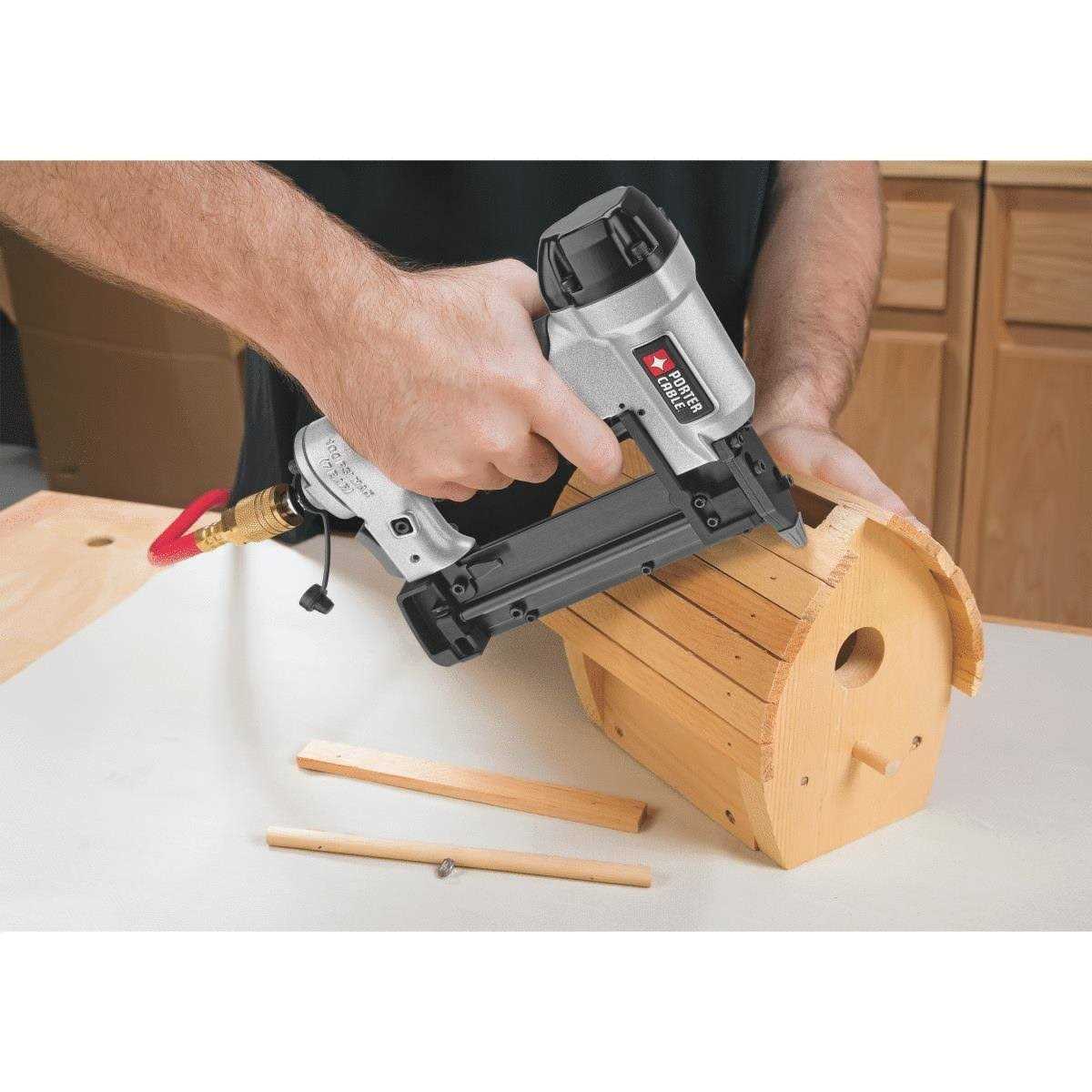 Porter-Cable Pneumatic 18-Gauge Brad Nailer Kit and 18-Gauge Brad Nail Project Pack - Zenithce