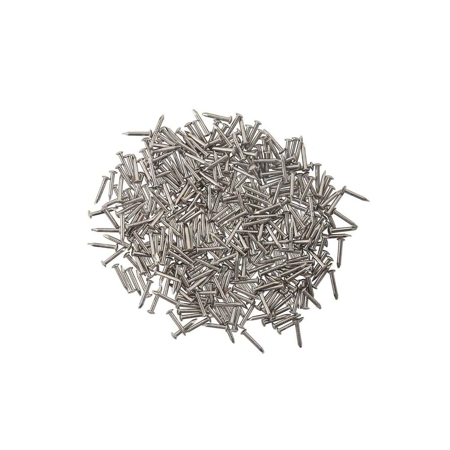 newlng Small Nail Round Head Tiny Nails String Art Nails Hand-Made Hardware Accessories Fasteners Mini Nails 500PCS 1 X 10mm Bronze - Zenithce