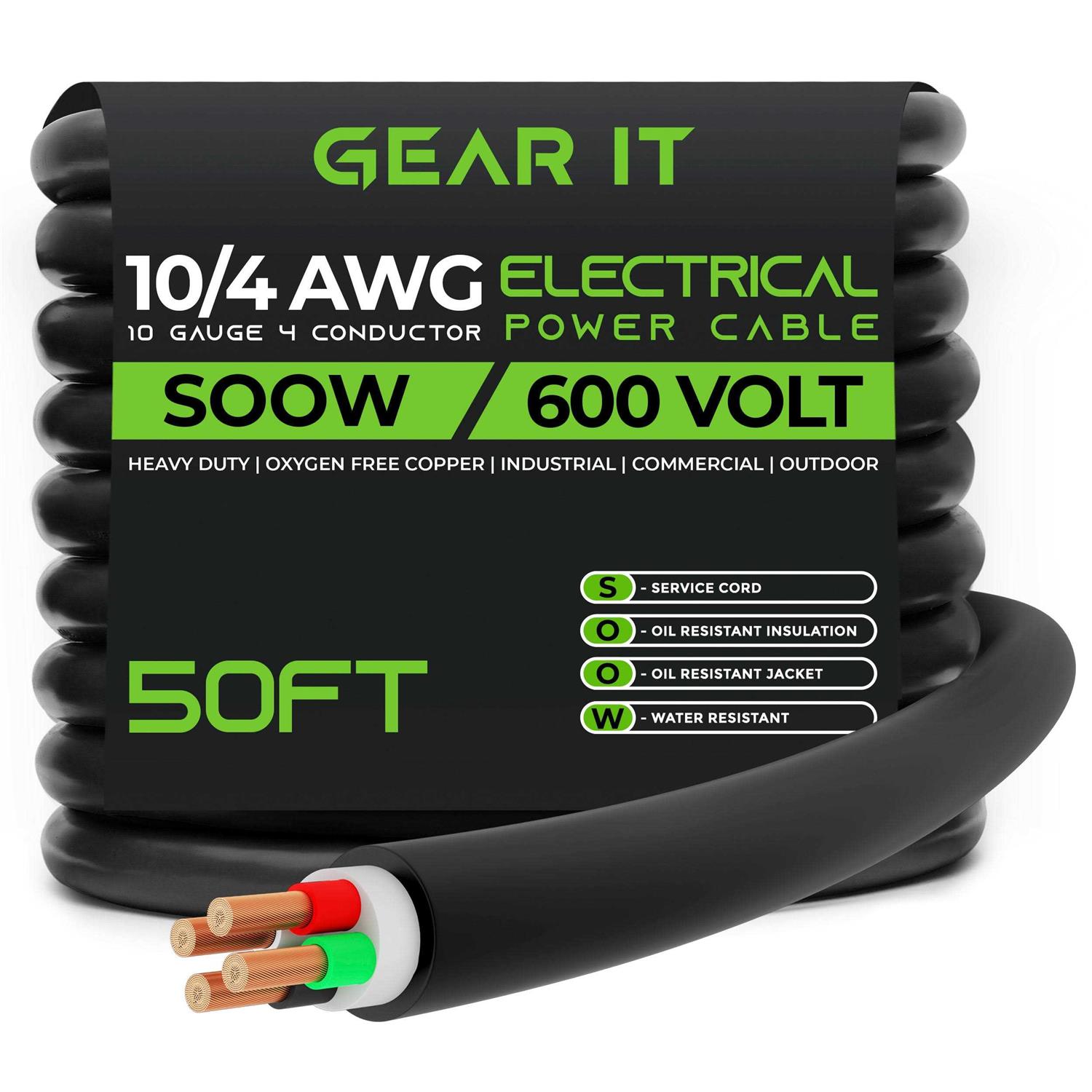 Gearit 7 Way Plug Inline Trailer Cord with 7 Gang Junction Box - Zenithce