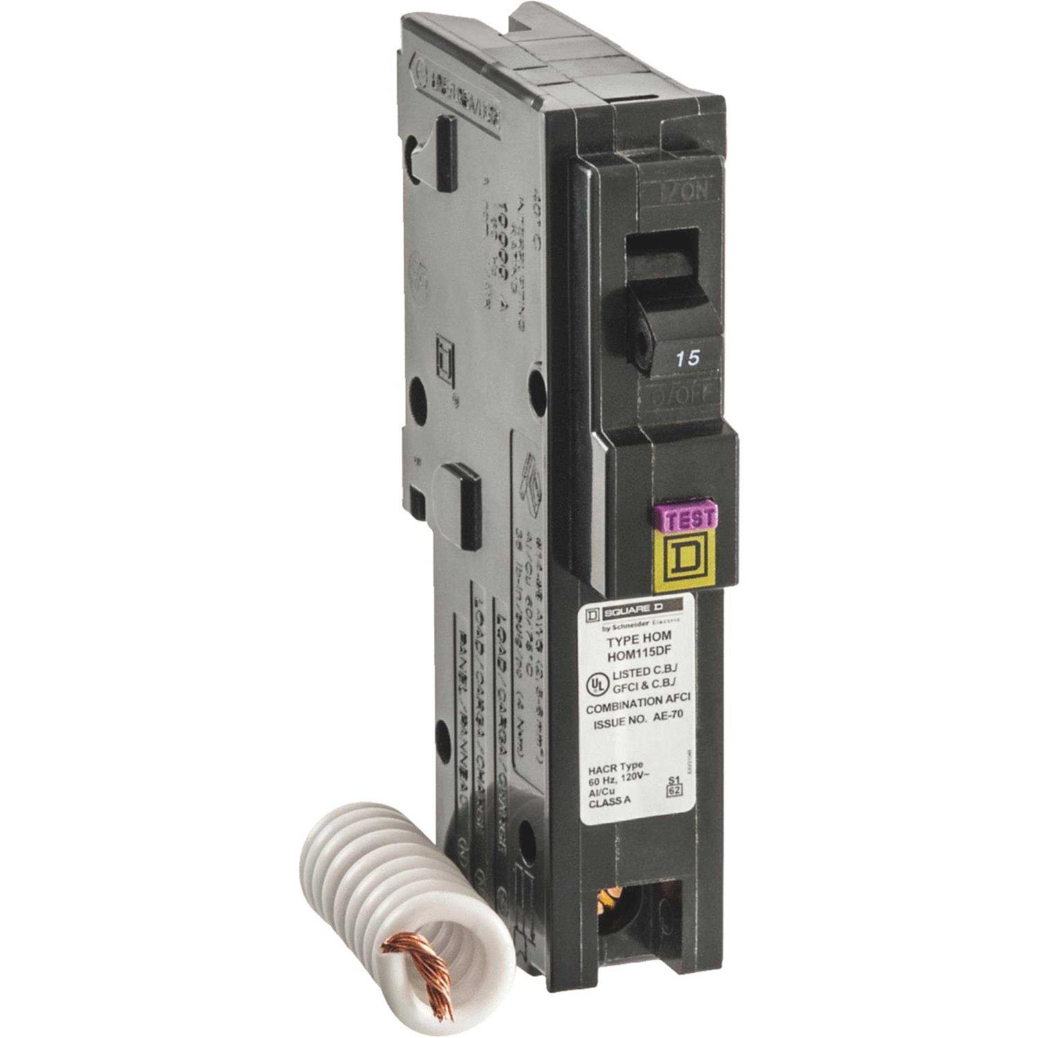 Square D HOM115CAFIC Homeline Arc Fault Breaker - Zenithce