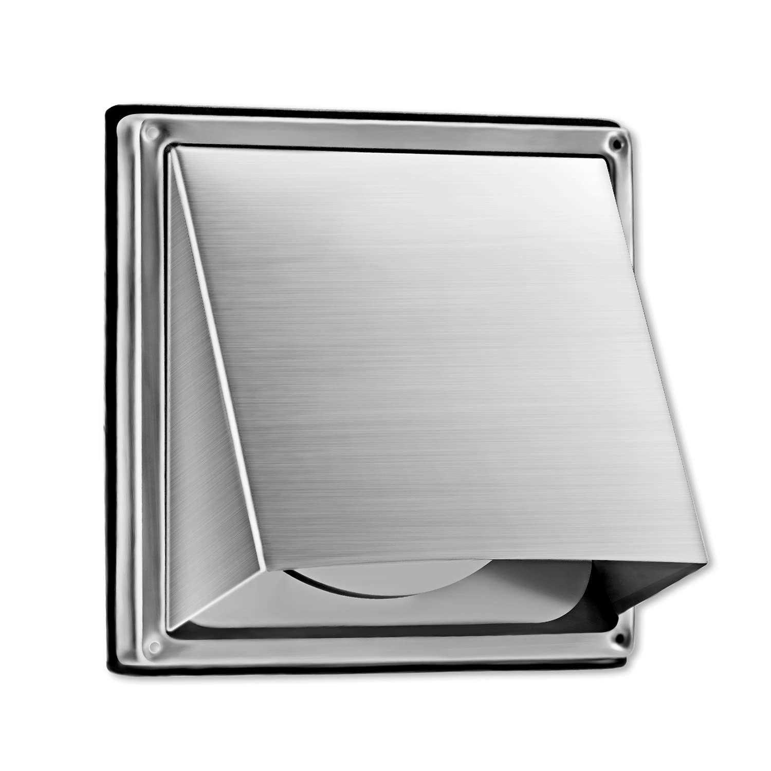 FRESH SPEED External Extractor Wall Vent Cushioned Non Return Flap - Zenithce