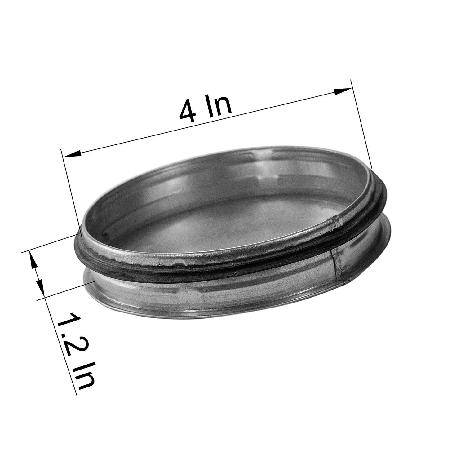 Vent Systems Galvanized Steel End Cap Duct End End Steel Plug - Zenithce