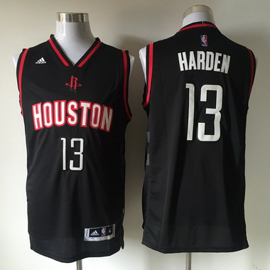 Houston Rockets #13 James Harden Revolution 30 Swingman 2015-16 New Black Jersey - Zenithce