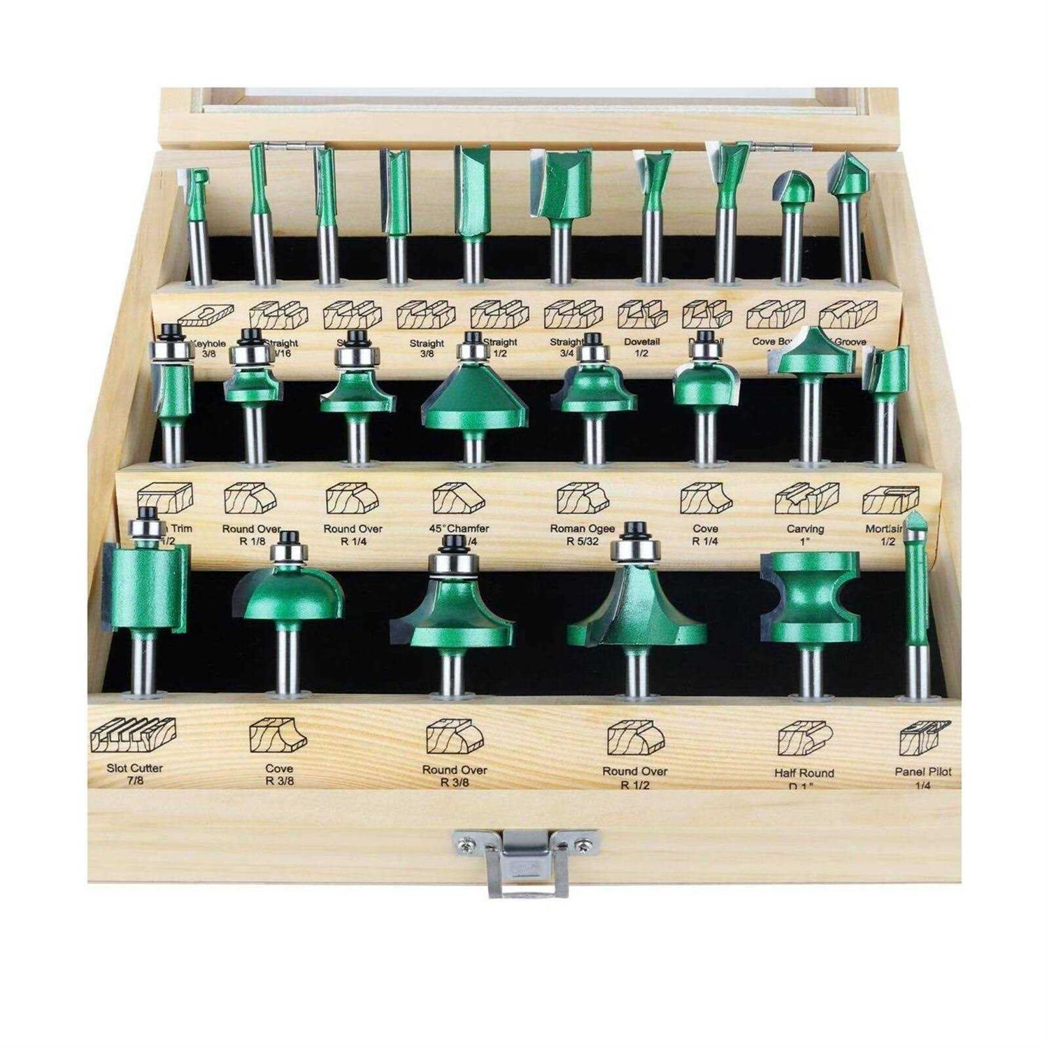KOWOOD Forstner Bit Set Wood Drilling w/Carbide Tipped - Zenithce
