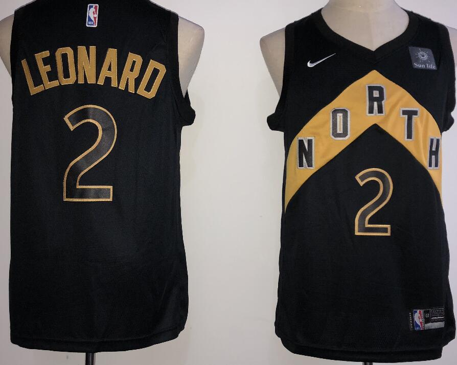 Raptors 2 Kawhi Leonard Black City Edition Swingman Jersey - Zenithce