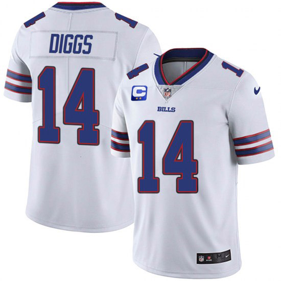 Buffalo Bills 2022 #14 Stefon Diggs White With 2-Star C Patch Vapor Untouchable Limited Stitched Jersey - Zenithce