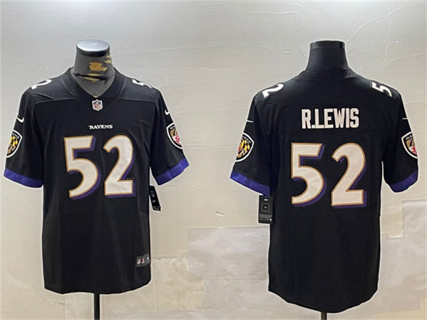 Baltimore Ravens #52 Ray Lewis Black Vapor Untouchable Limited Jersey - Zenithce