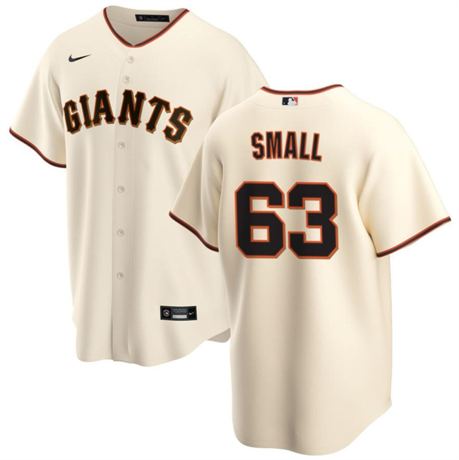 San Francisco Giants #63 Ethan Small Cream Cool Base Stitched Jersey - Zenithce