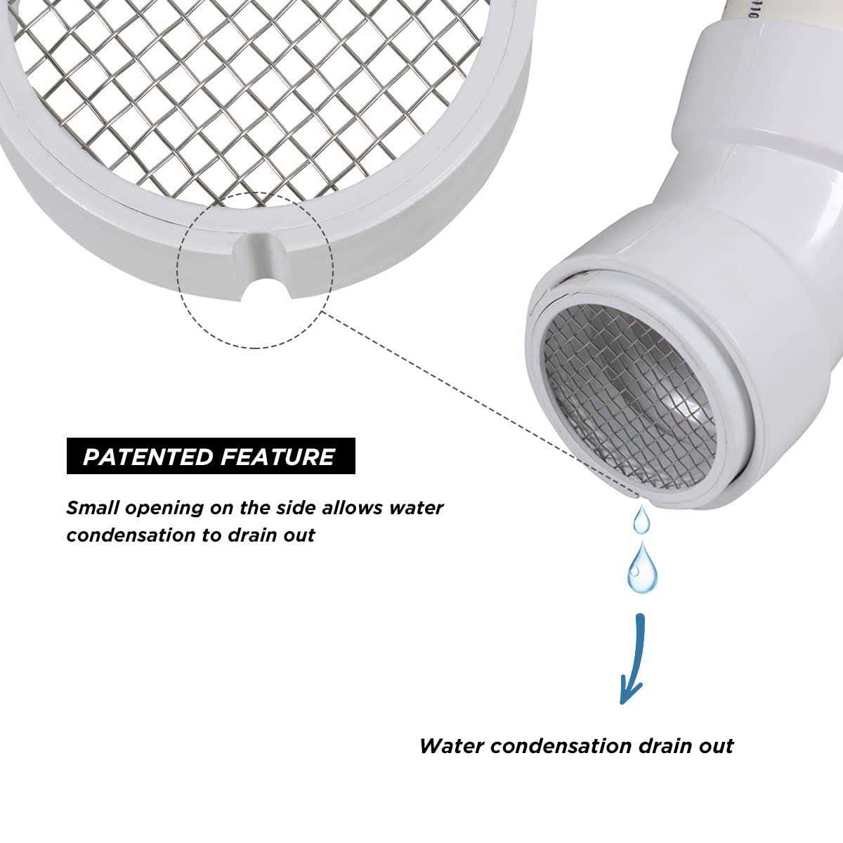 PVC Sewer & Drain Pipe Perforated 4-in. x 10-ft. by Charlotte Pipe - Zenithce