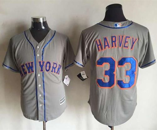Mets #33 Matt Harvey New Grey Cool Base Stitched Jersey - Zenithce