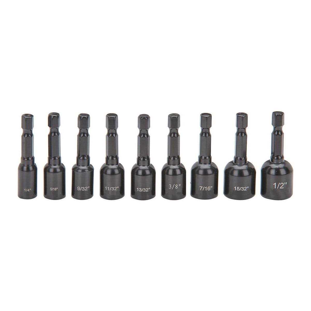 Warrior SAE Quick Release Magnetic Nut Setter Set - Zenithce
