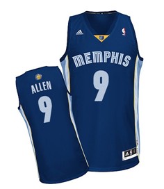 Memphis Grizzlies #9 Tony Allen Navy Blue Swingman Jersey - Zenithce