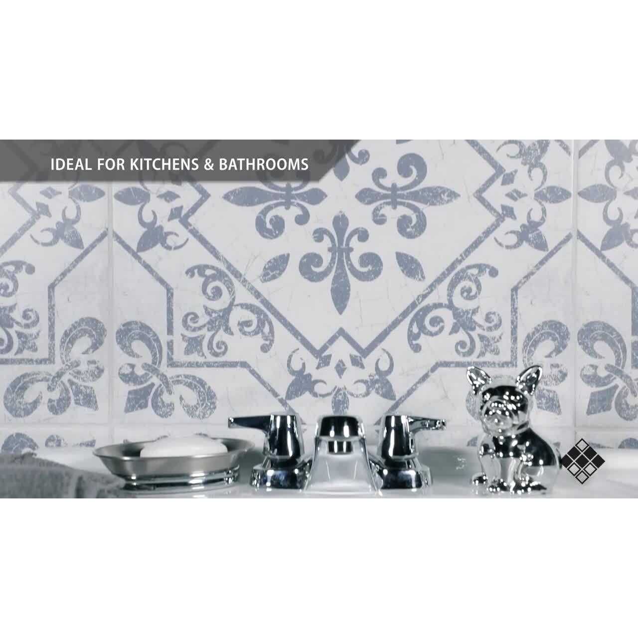 Merola Tile Aster Hex Verde 8-5/8 in. x 9-7/8 in. Porcelain Floor and Wall Tile - Zenithce
