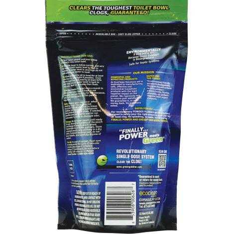 Green Gobbler Powder Plunger Toilet Clog Remover - Zenithce