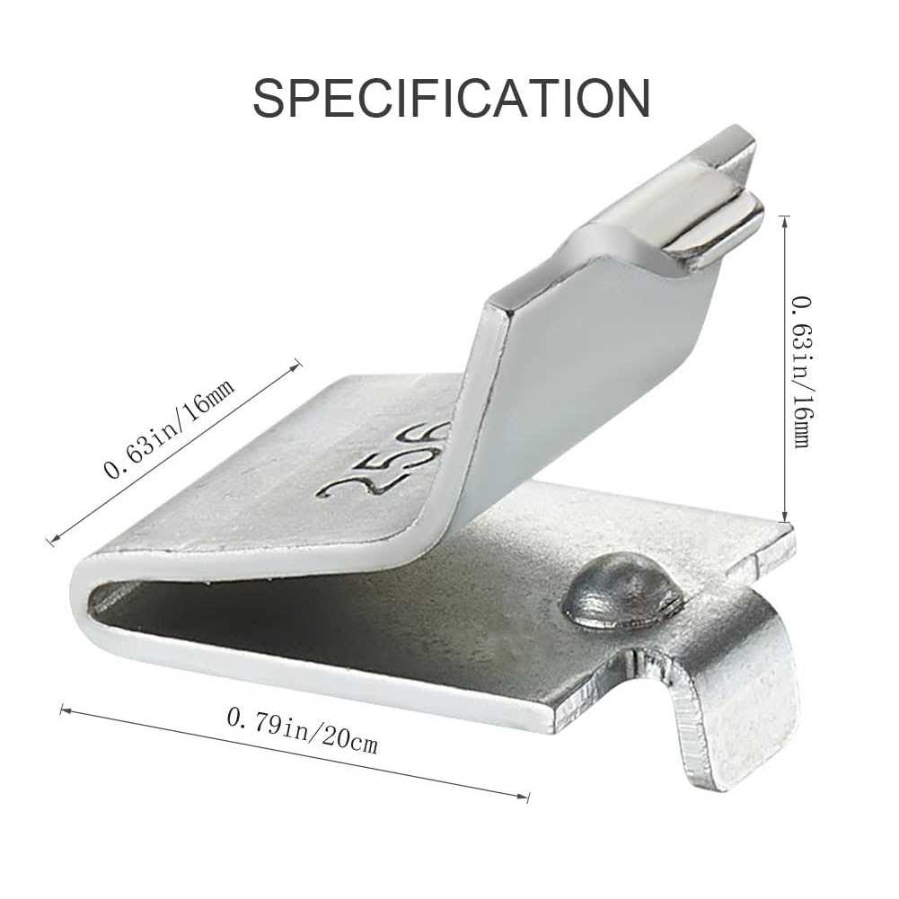 Shelf Clips Adjustable Supports Clip for 255 Standard Pilaster - Zenithce
