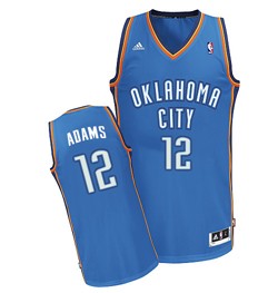 Oklahoma City Thunder #12 Steven Adams Blue Swingman Jersey - Zenithce
