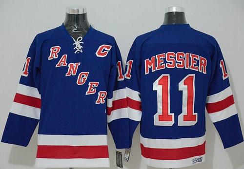 Rangers #11 Mark Messier Stitched Blue Jersey - Zenithce