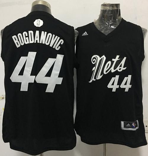 Brooklyn Nets #44 Andrew Nicholson adidas Black 2016 Christmas Day Stitched Swingman Jersey - Zenithce