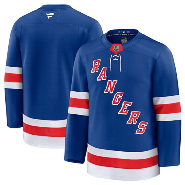 New York Rangers Blank Royal 2024-25 Home Stitched Jersey - Zenithce