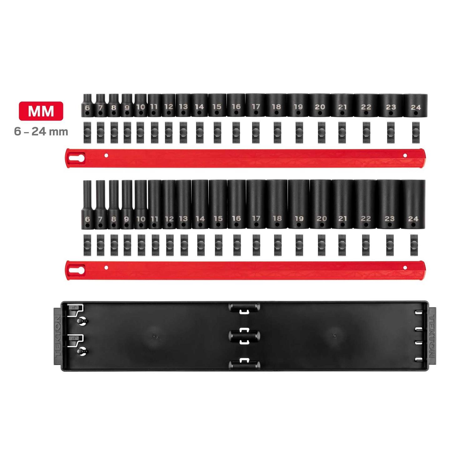 Tekton 3/4 Inch Drive Deep 6-Point Impact Socket Set - Zenithce
