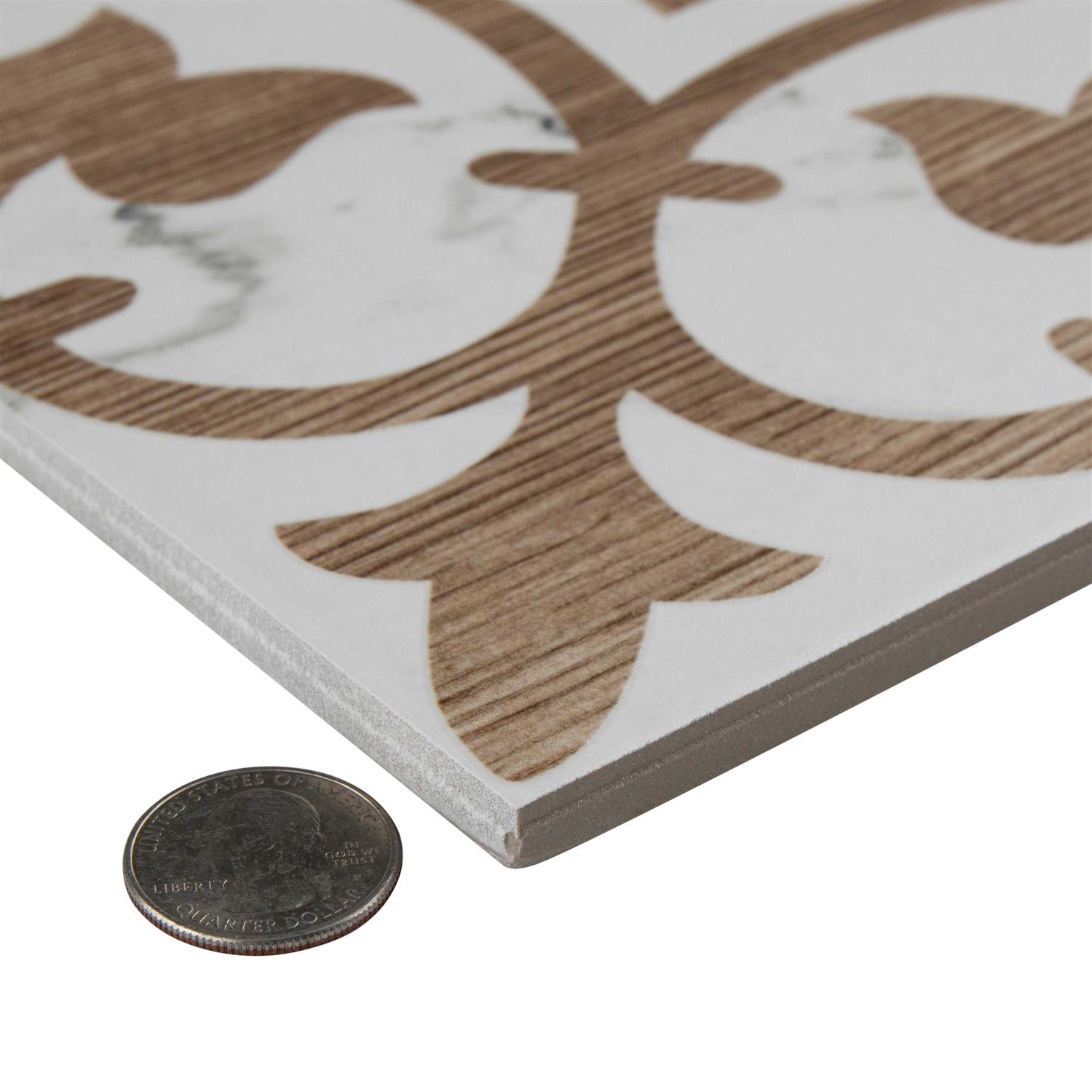 Llama Arte Loire 10 x 10 Porcelain Patterned Wall & Floor Tile Merola Tile - Zenithce