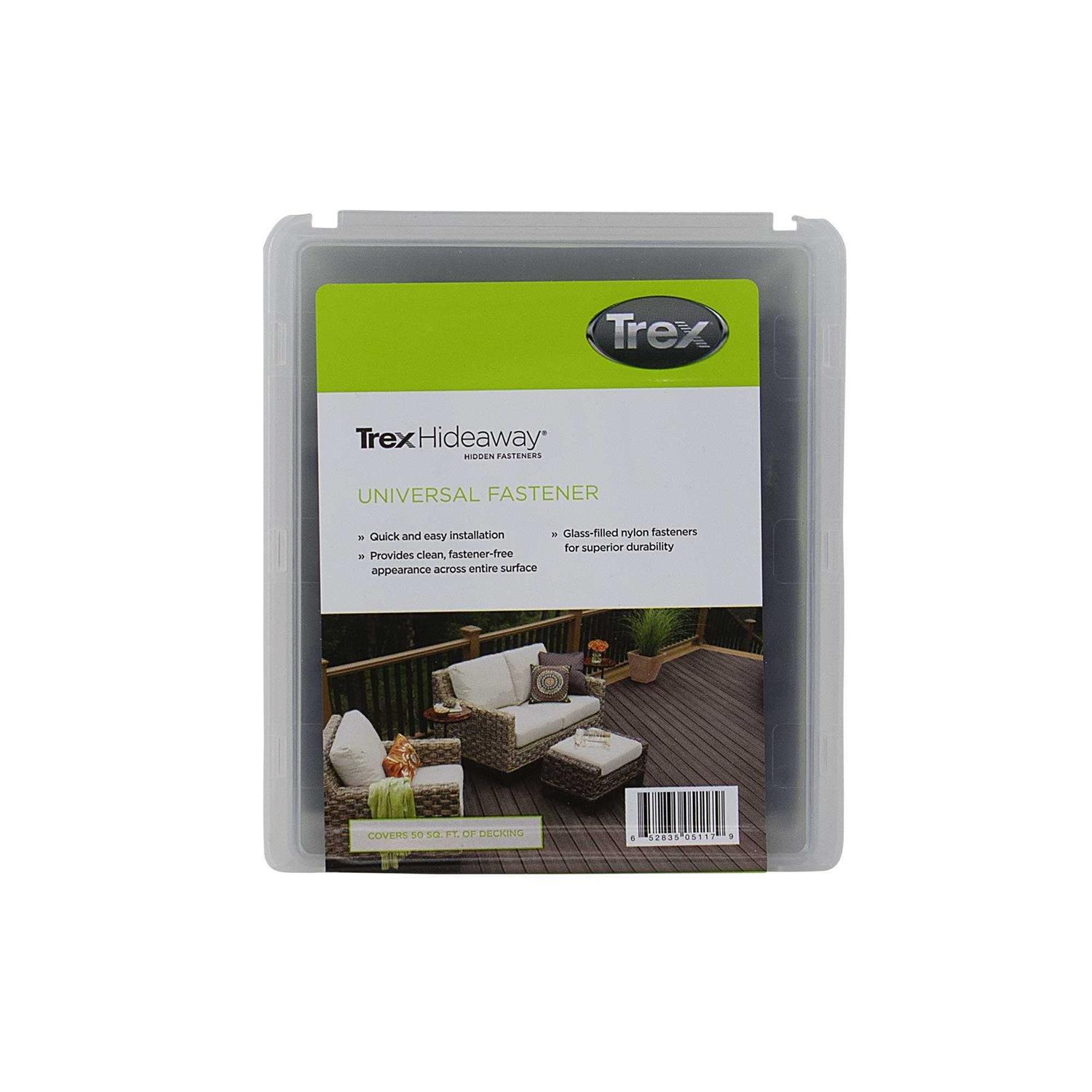 Trex Hideaway Hidden Fasteners Universal Fastener Combination Pack - Zenithce