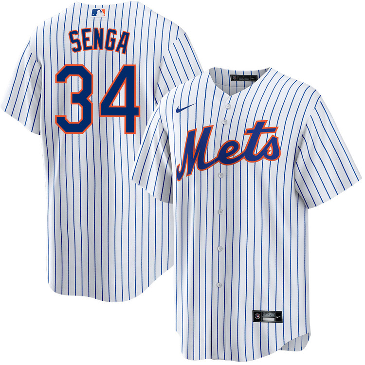 New York Mets #34 Kodai Senga White Cool Base Stitched Jersey - Zenithce