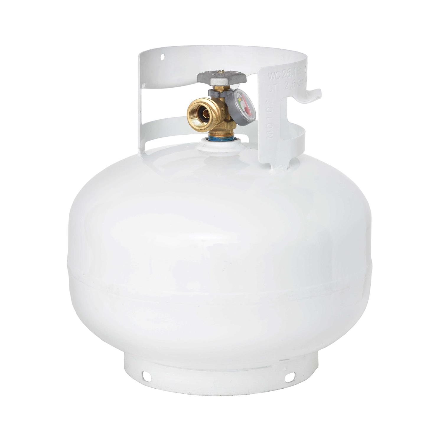 Flame King 100lb Horizontal & Vertical Propane Cylinder With Pol & Wheels - Zenithce
