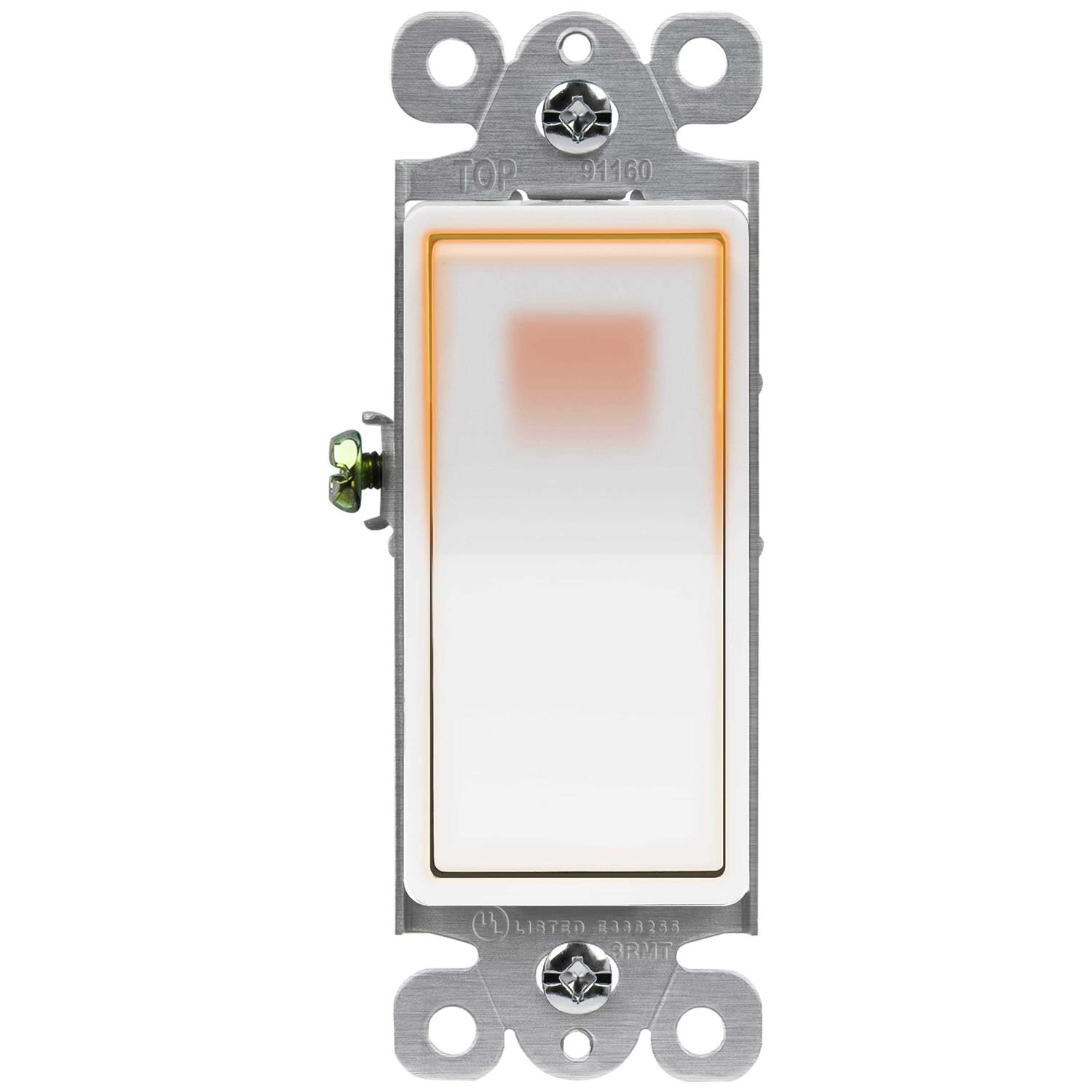 Enerlites 880121-W 2-Gang One Blank - Zenithce