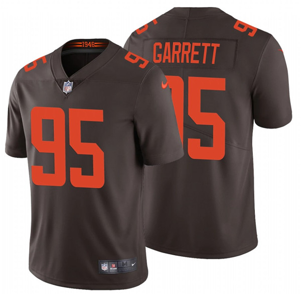 Cleveland Browns #95 Myles Garrett New Brown Vapor Untouchable Limited Stitched Jersey - Zenithce
