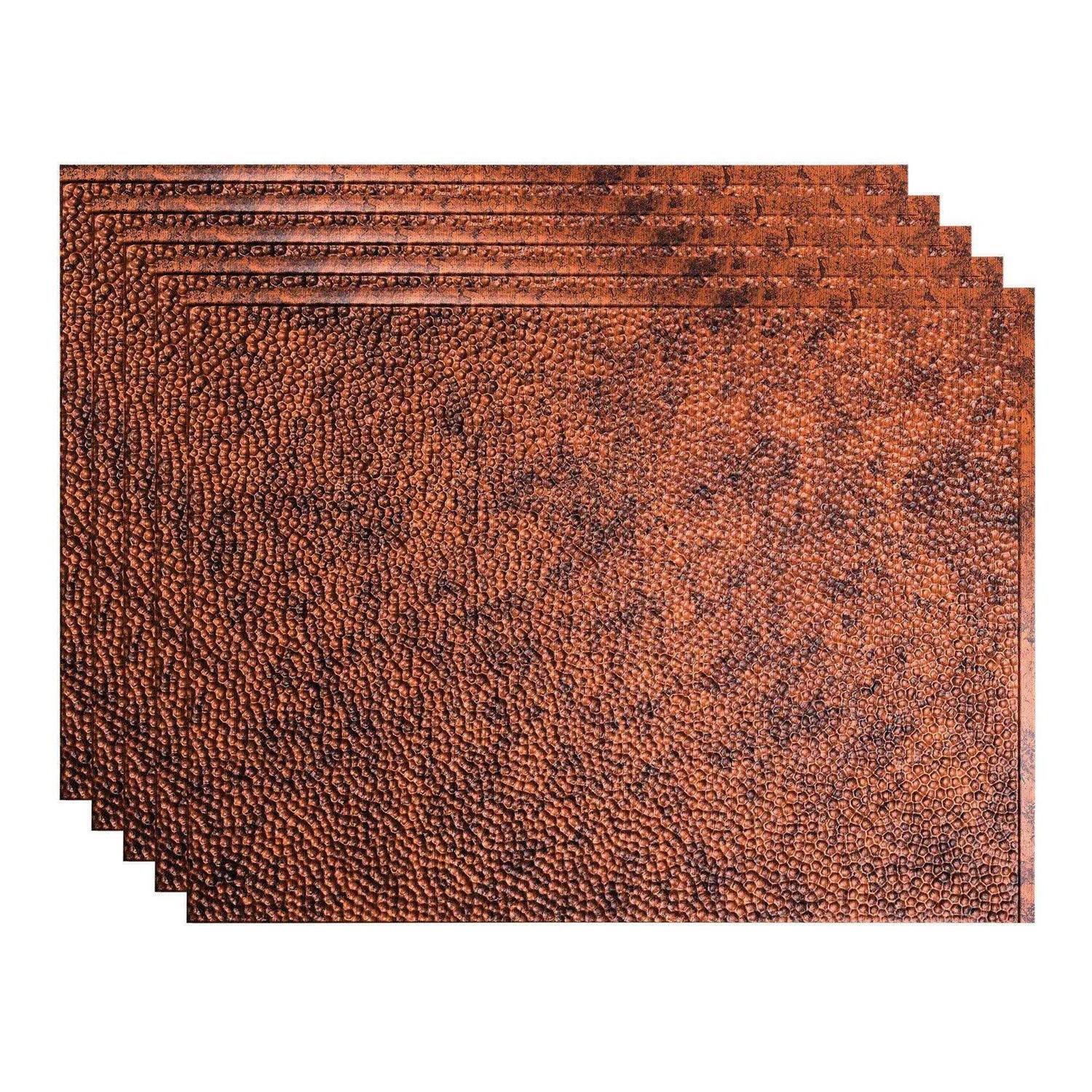 Fasade Dunes Vertical Decorative Vinyl 2ft x 2ft Glue Up Ceiling Tile - Zenithce