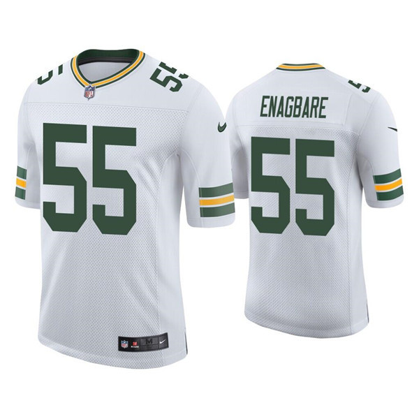 Green Bay Packers #55 Kingsley Enagbare White Stitched Football Jersey - Zenithce